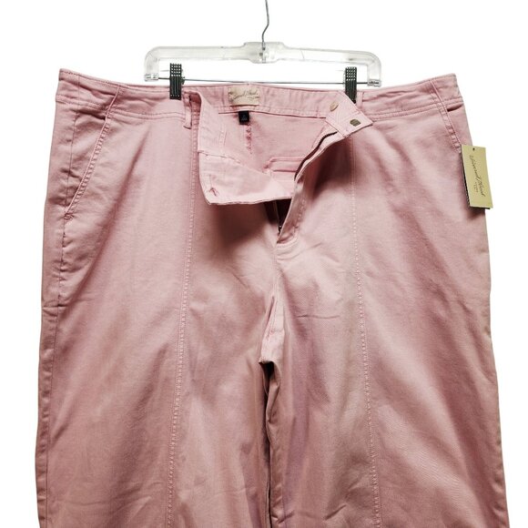 Universal Thread Womens Pink Wide-Leg Mid Rise Pants Size 22 - Picture 5 of 9